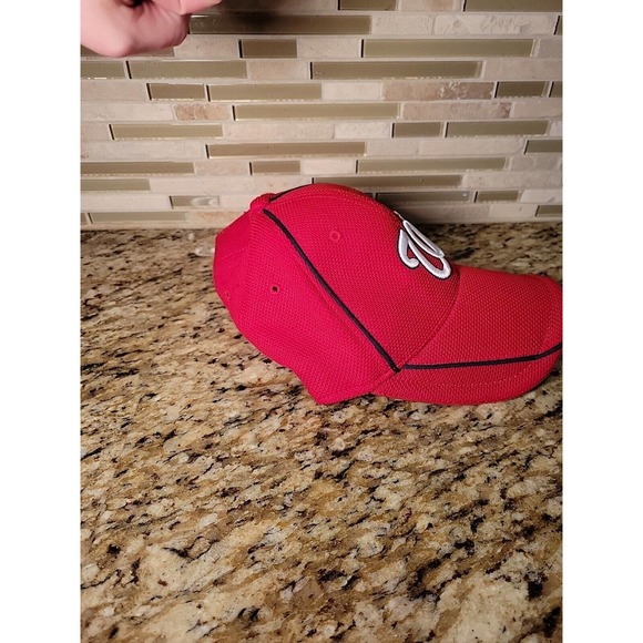 Washington Nationals Hat MLB Red Cap Baseball Cap Flex Fit one size - Picture 4 of 11